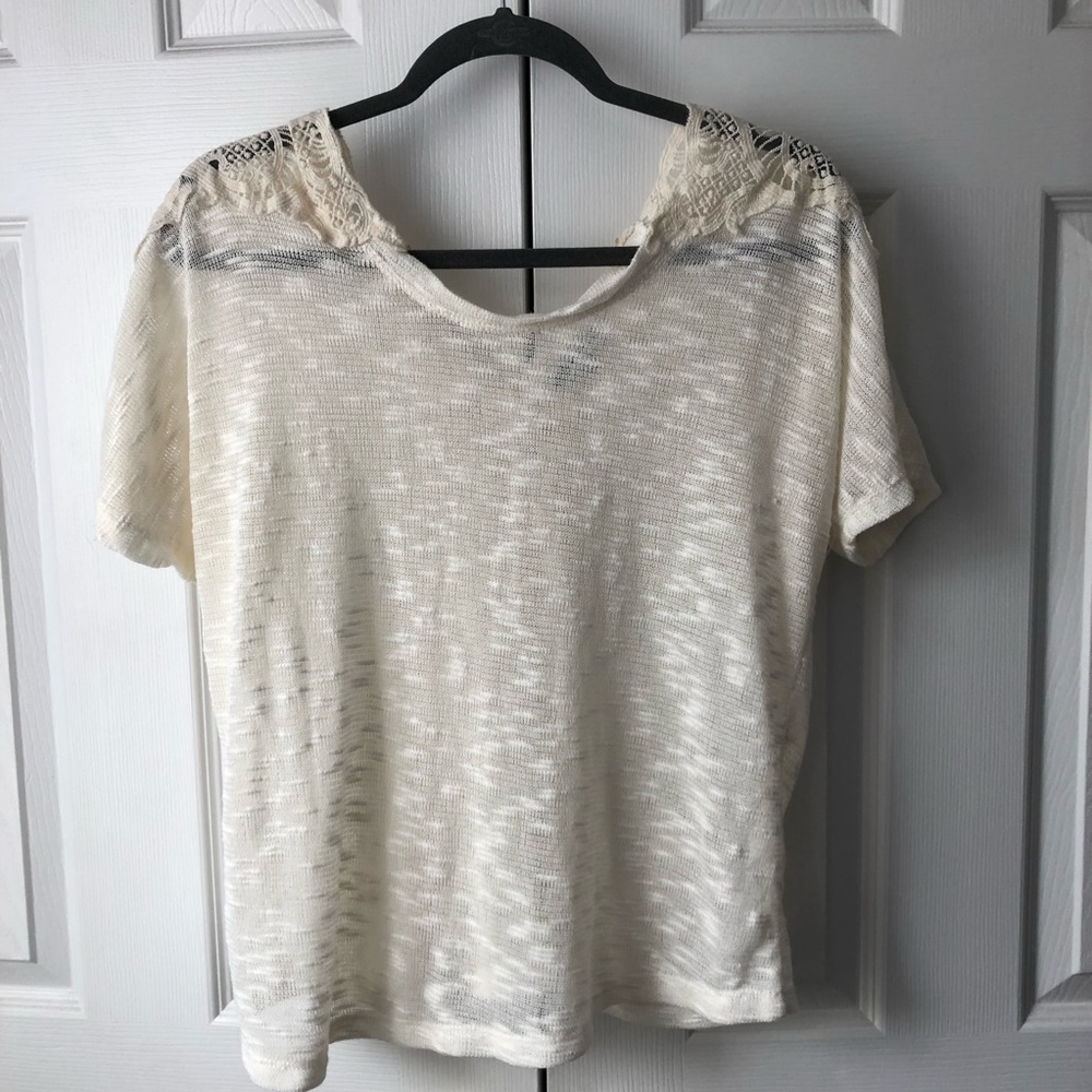 See-through Lace Blouse